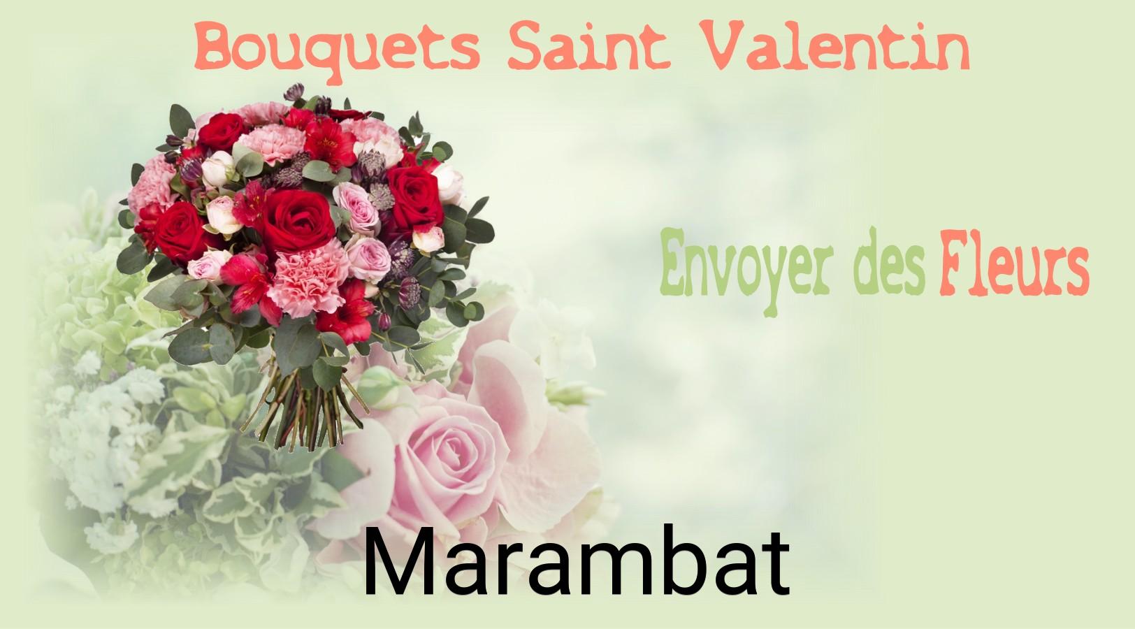 Roses de Saint-Valentin livrées à Marambat
